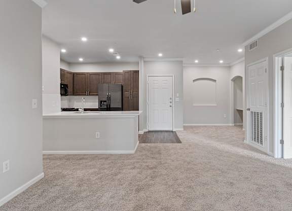 Carpeted Living Area at Remington Ranch, San Antonio