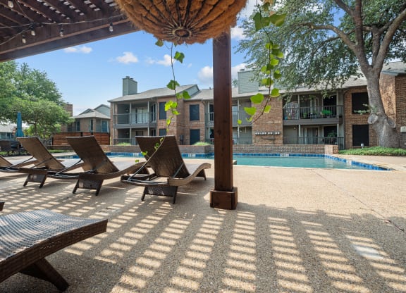 our apartments showcase an unique swimming pool