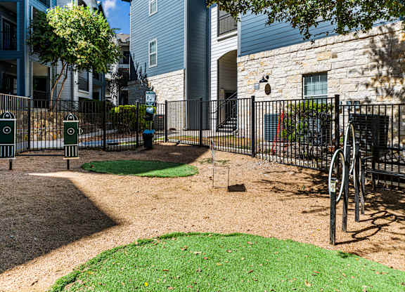our apartments have a fenced in dog park at Remington Ranch, San Antonio, TX, 78247