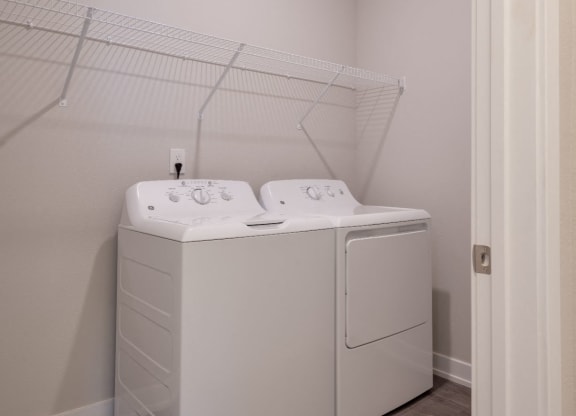 Laundry Room (Prestige Floor Plan) at Emerald Creek Apartments, Greenville