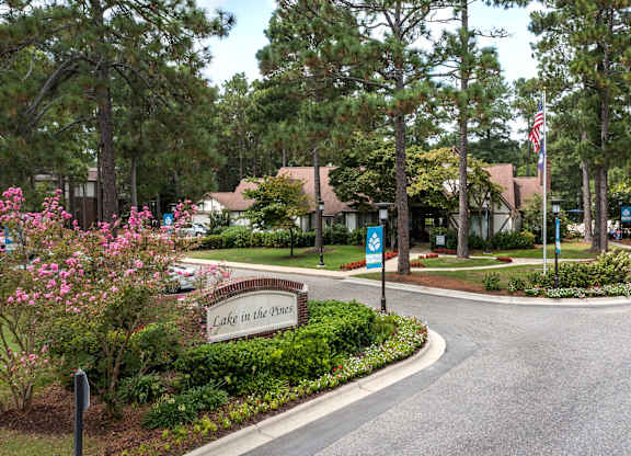 Property Signage at Lake in the Pines, North Carolina