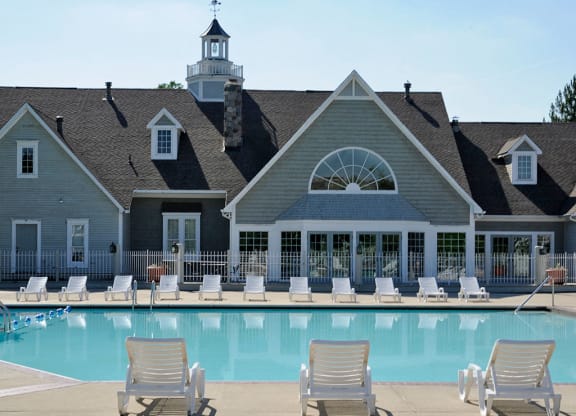 Swimming Pool and Sundeck at The Landings, Westland, MI