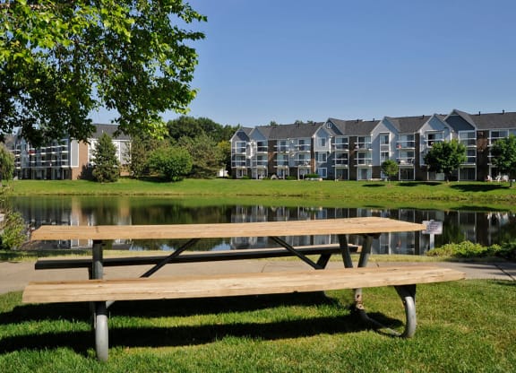 Picnic Areas at The Landings, Westland, Michigan