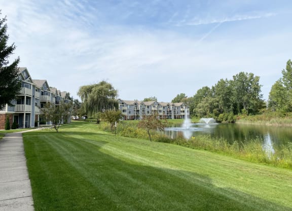 Scenic Pond Views at Byron Lakes Apartments, Byron Center