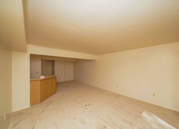 Spacious Living and Dining Areas at Canal Club Apartments in Lansing, MI