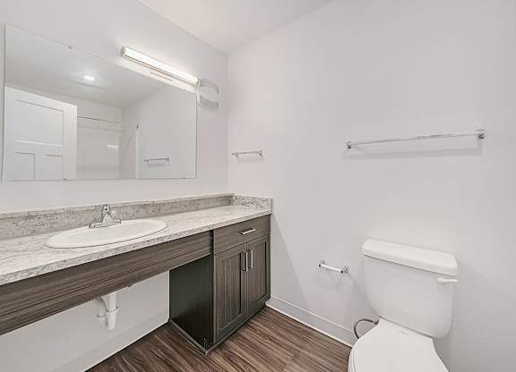 Functional Master Bathroom with Lots of Counter Space at Chase Creek Apartment Homes, Huntsville, AL, 35811