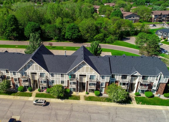 Aerial View Of The Property at Concord Place Apartments, Kalamazoo
