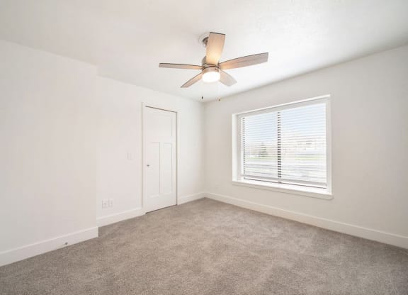 Renovated and Spacious Bedroom at The Crossings Apartments, Grand Rapids, Michigan