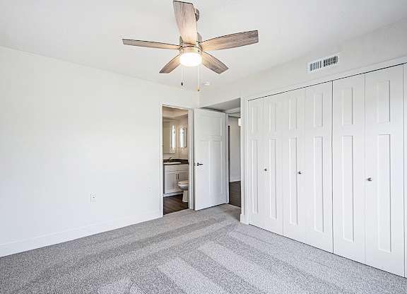 Second Bedroom with an Ensuite at The Crossings Apartments, Grand Rapids, Michigan