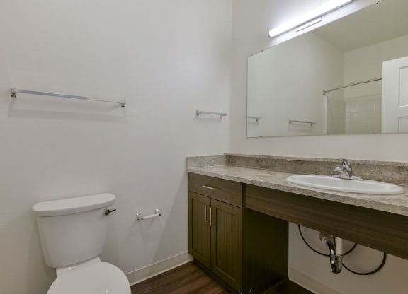 Master Bathroom at Dodson Pointe Apartment Homes, Rogers, AR, 72758