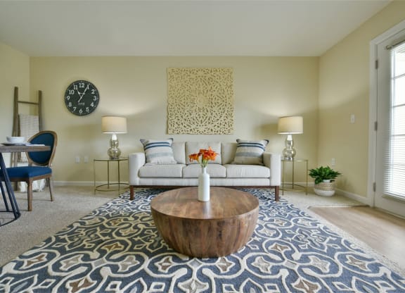 Modern Living Room at Badger Canyon, Kennewick, Washington