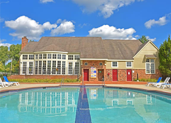 Swimming Pool & Sundeck at Windemere Apartments, Farmington Hills, Michigan