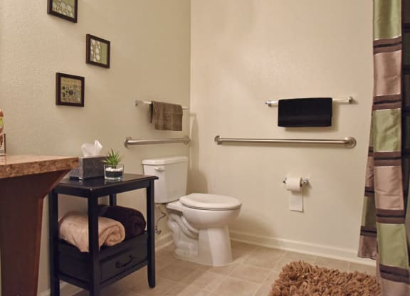 Bathroom at Irene Woods Apartments, Collierville, TN, 38017