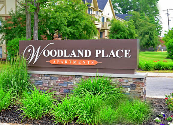 Woodland Place Apartments Entrance Signat Woodland Place, Midland, MI