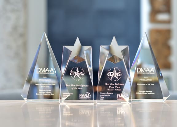 Awards at Uptown Square Apartments, Troy, 48083