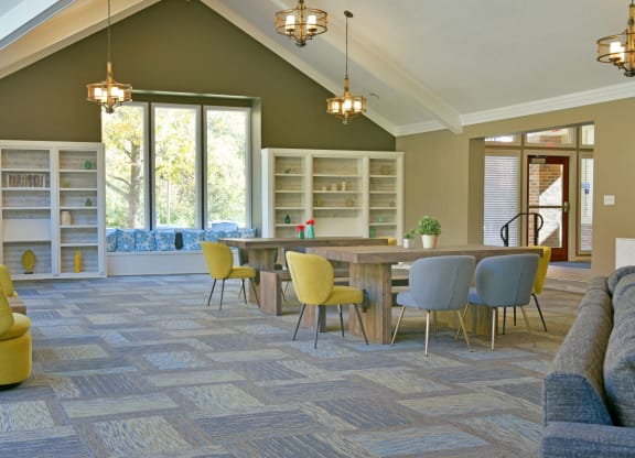 Clubhouse Lounge Areas at Eastgate Woods Apartments, Ohio