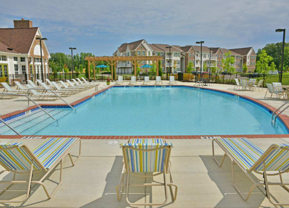 Swimming Pool with Sundeck at Irene Woods Apartments, Collierville