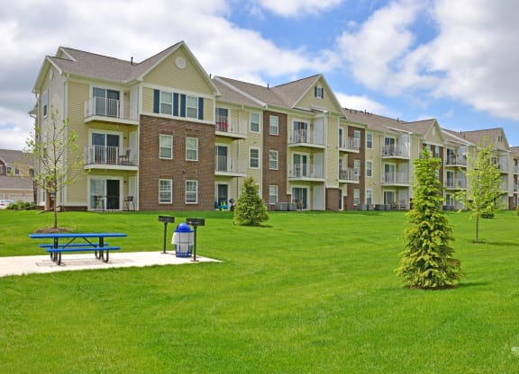 Park Like Setting at River Hills Apartments, Fond du Lac, Wisconsin 54937