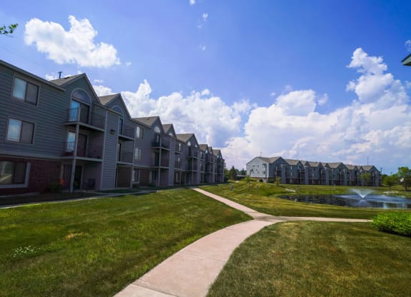 Park Like Setting at Dupont Lakes Apartments, Fort Wayne, Indiana