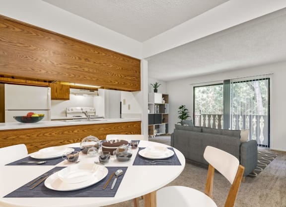 Orchid Layout Dining and Living View at Lake in the Pines, Fayetteville, NC