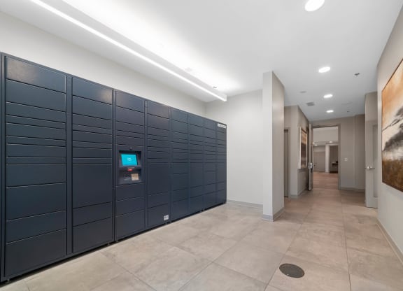24/7 Package Pick-Up with Hub by Amazon at Montgomery Place Apartments, Montgomery, IL