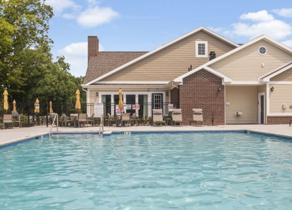 Sparkling Swimming Pool & Sundeck at River Hills Apartments, Fond du Lac, Wisconsin