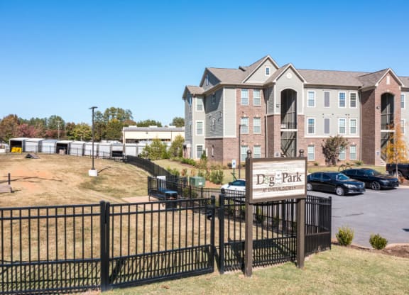 Leash-Free Dog Park at Emerald Creek Apartments, Greenville, SC, 29607