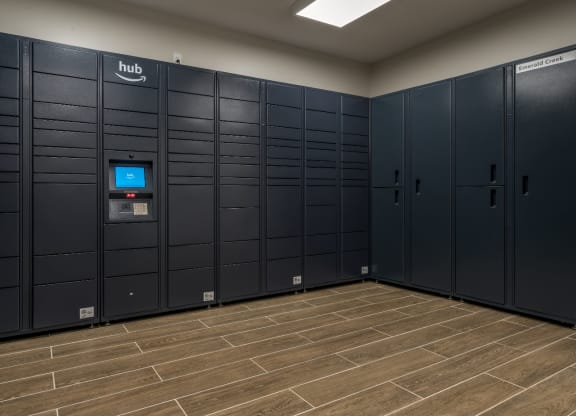 Hub by Amazon Package Lockers at Emerald Creek Apartments, Greenville, SC