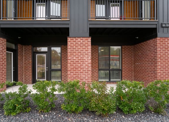 Apartment Building Exterior View at Uptown Square Apartments, Troy, Michigan