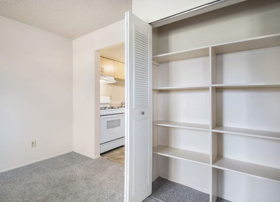 large closets at Old Farm Apartments, Elkhart, Indiana