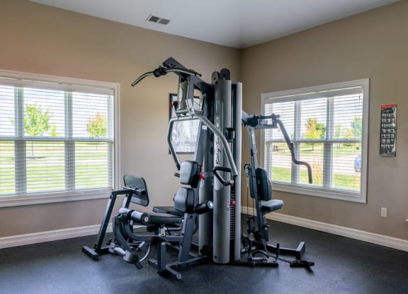 Fitness Center Strength and Conditioning Equipment at Fieldstream Apartment Homes, Ankeny, 50023
