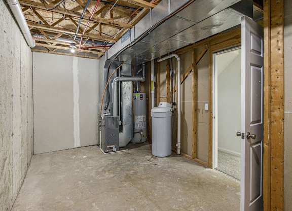basement storage area at Gull Prairie/Gull Run Apartments and Townhomes, Kalamazoo