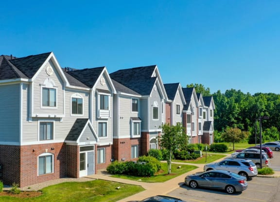 Off Street Parking at Heatherwood Apartments, Grand Blanc, Michigan