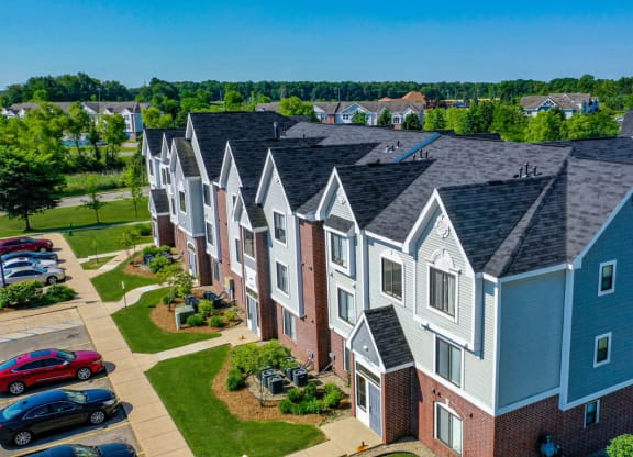 Bird's Eye View at Heatherwood Apartments, Grand Blanc, Michigan