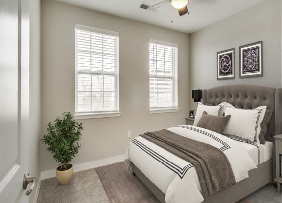 Beautiful Bright Bedroom With Wide Windows at 24 at Bloomfield, Bloomfield Hills, Michigan