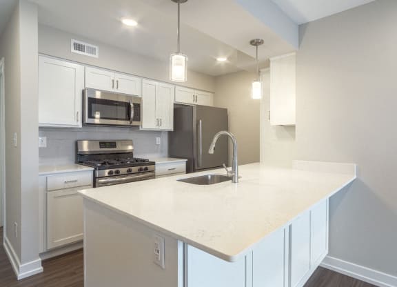 Brand New Kitchen Upgrades including Stainless Steel Appliances at Hillside Apartments, Michigan, 48393