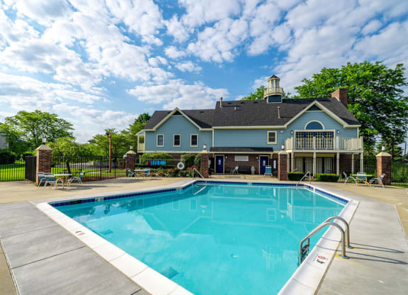 Invigorating Swimming Pool at Hurwich Farms Apartments, South Bend, Indiana