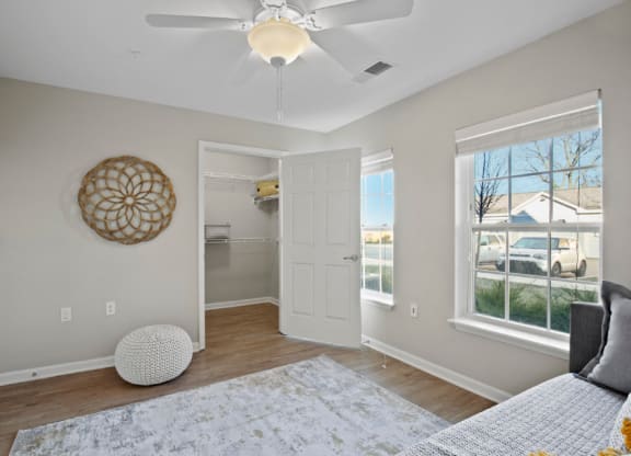 Huron Second Bedroom at River Hills Apartments, Fond du Lac