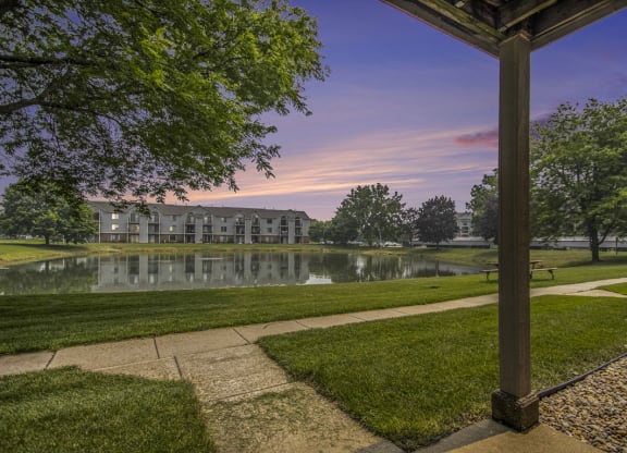 View From Patio at Indian Lakes Apartments, Mishawaka