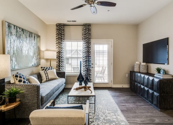 Modern Living Room  at 24 at Bloomfield, Michigan