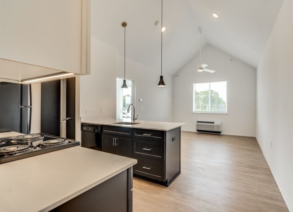 Plank Flooring at Uptown Square Apartments, Michigan, 48083