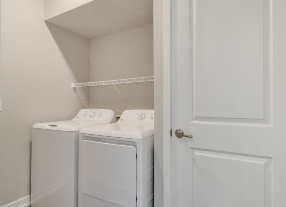 Full-Size Washer & Dryer (Hickory) at Village Place Apartments, Romeoville, 60446