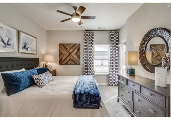 Cedar Main Bedroom at Montgomery Place Apartments, Montgomery, IL, 60538