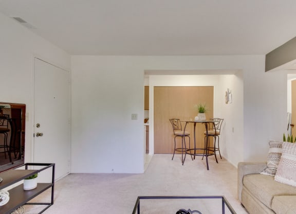 Living Room  at The Village Apartments, Michigan