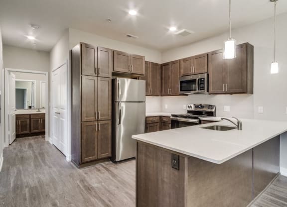Kitchen (Laurel) at Village Place Apartments, Romeoville, 60446