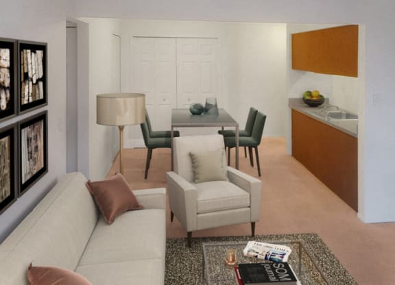 Iris Layout View of Dining Room at Lake in the Pines, 28311
