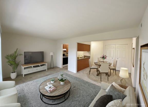 Iris View Living Room  at Brook Pines, Columbia, South Carolina