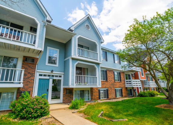 Balcony/Patio Property View at Irish Hills Apartments, Indiana, 46614