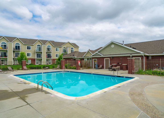 Poolside Sundeck with Wi Fi at Lynbrook Apartment Homes and Townhomes, Elkhorn, Nebraska