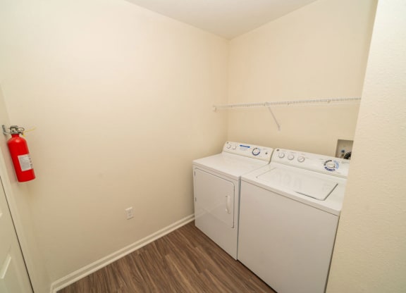 In Home Stacked Washer Dryer at Lynbrook Apartment Homes and Townhomes, Elkhorn, NE